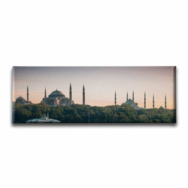 10256_1 Ayasofya-sultan Ahmed Cami Panoramik Kanvas Tablo